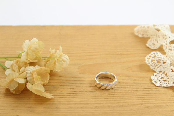 Silver Spiral Ring