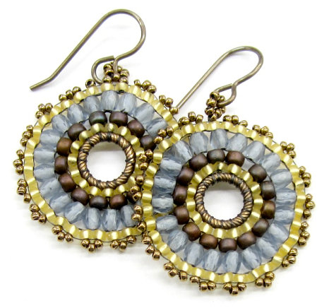 Boho Brick Stitch Earrings | Class