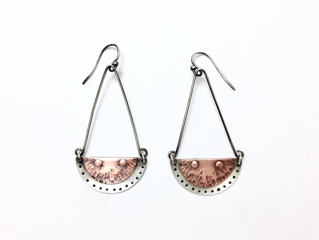 Riveted Metal Earrings | Class